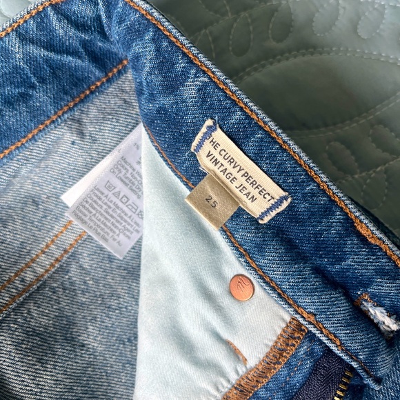 Madewell The Curvy Perfect Vintage Jeans Size 25 - Picture 6 of 8